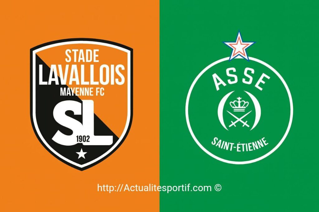 Laval et Saint-Étienne ligue 2